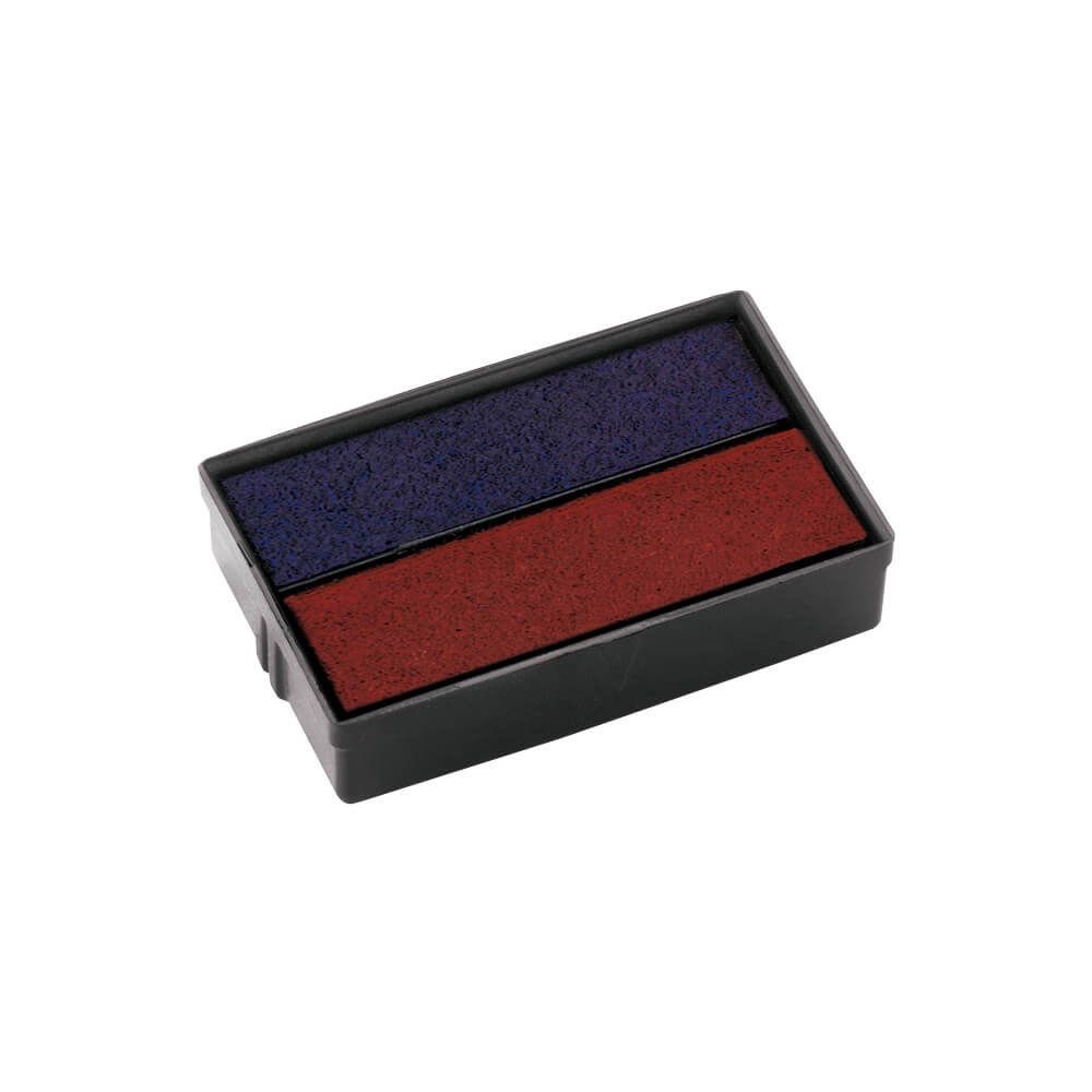 COLOP Spare Pads 2-Coloured Pad E/10/2 blue-red