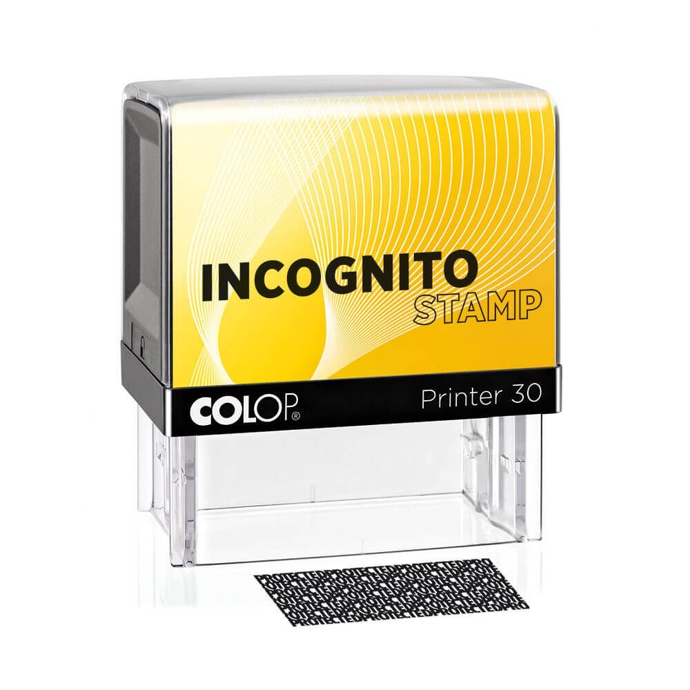 COLOP Stock Text Stamps Printer 30 Incognito