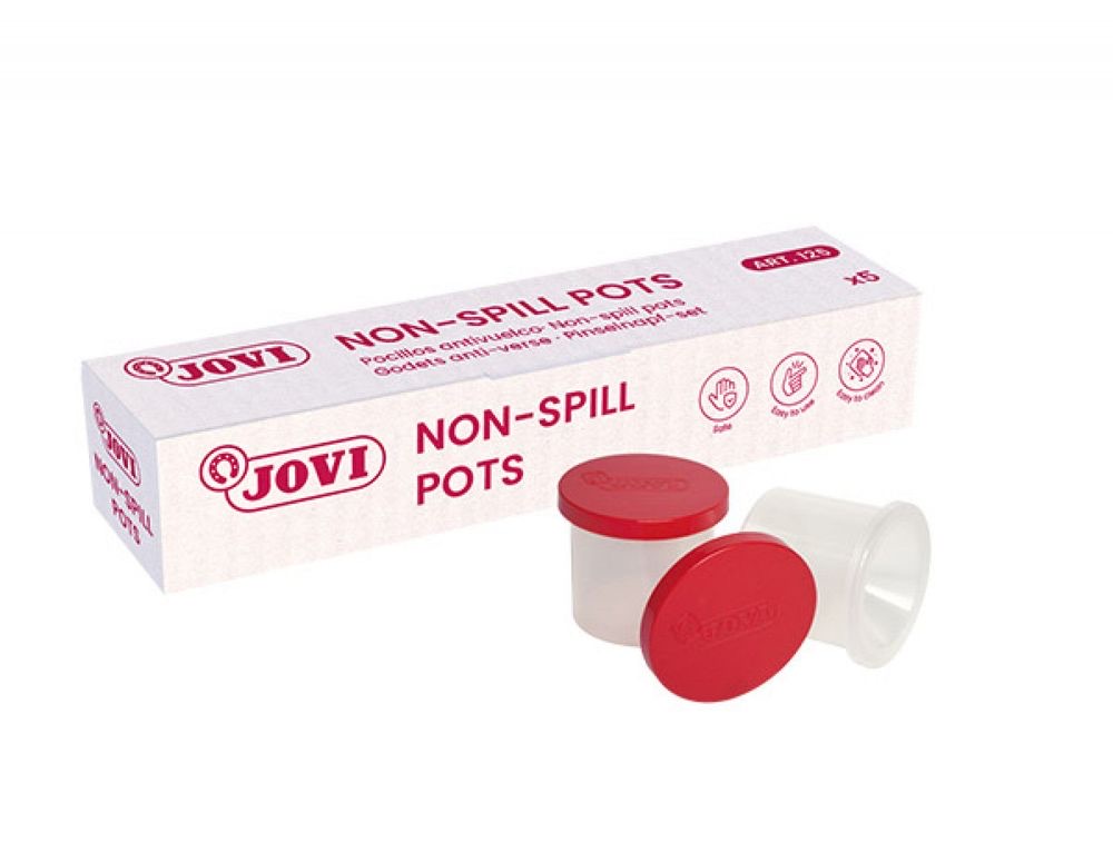 JOVI Spill-Proof Cup with Lid - Set of 5 Units