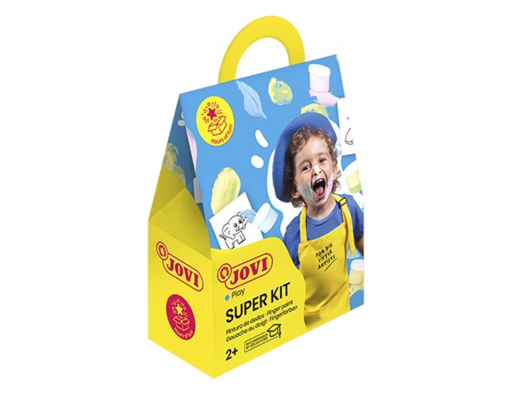SUPER KIT Finger Paint Pastel Colors
