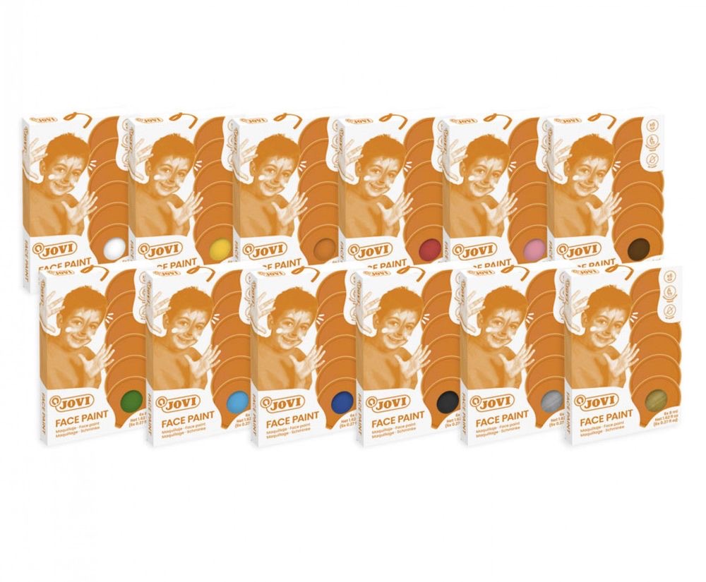 JOVI - Face Paint Set of 6 Bottles 8 ml