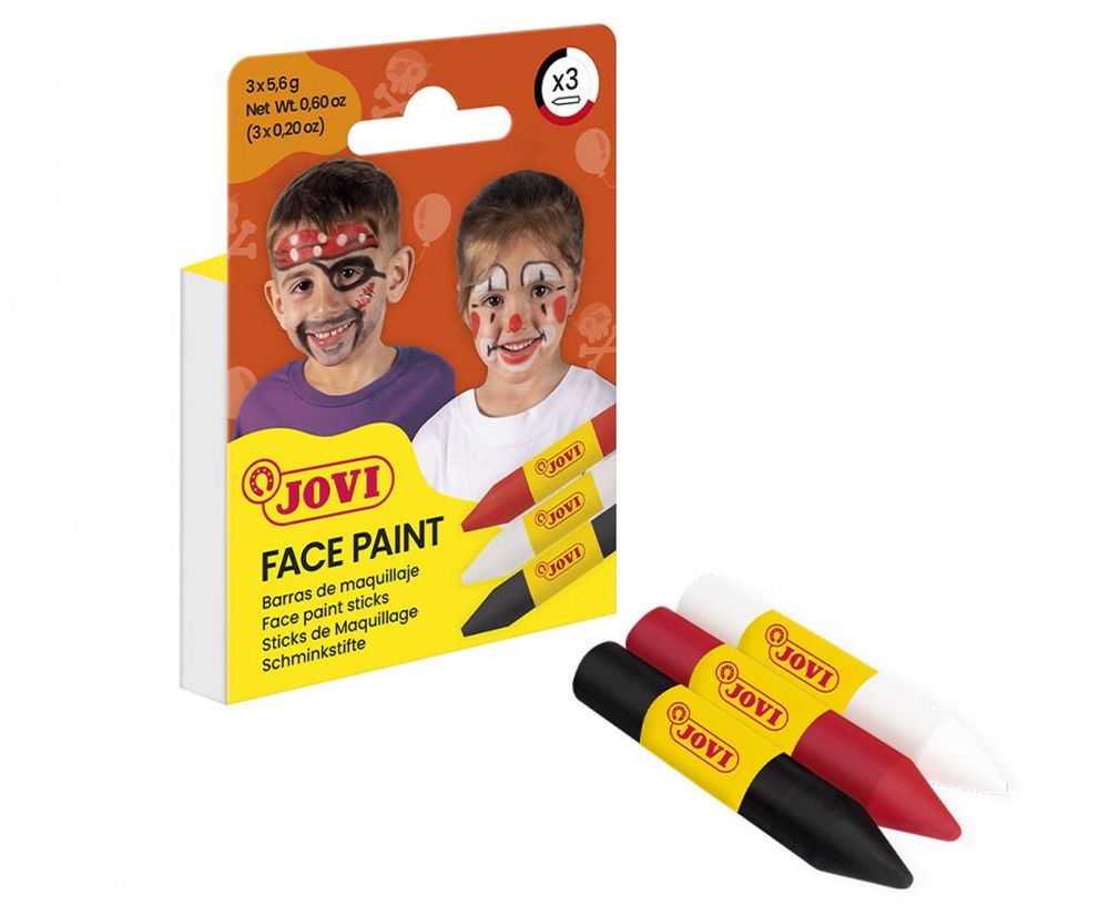 FACE PAINT Set of 3 SCARY Bars
