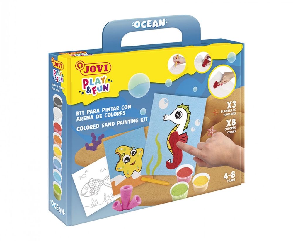 PLAY & FUN - Sand Painting Kit - OCEAN
