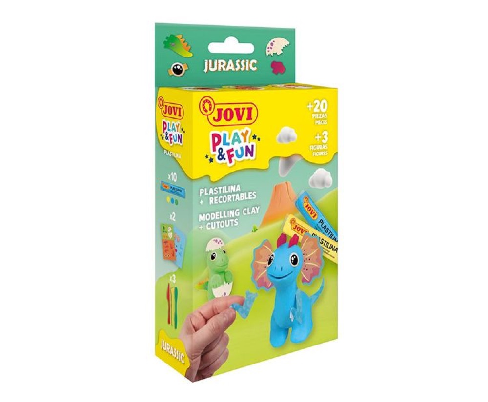 PLAY & FUN Mini modelling dough JURASSIC