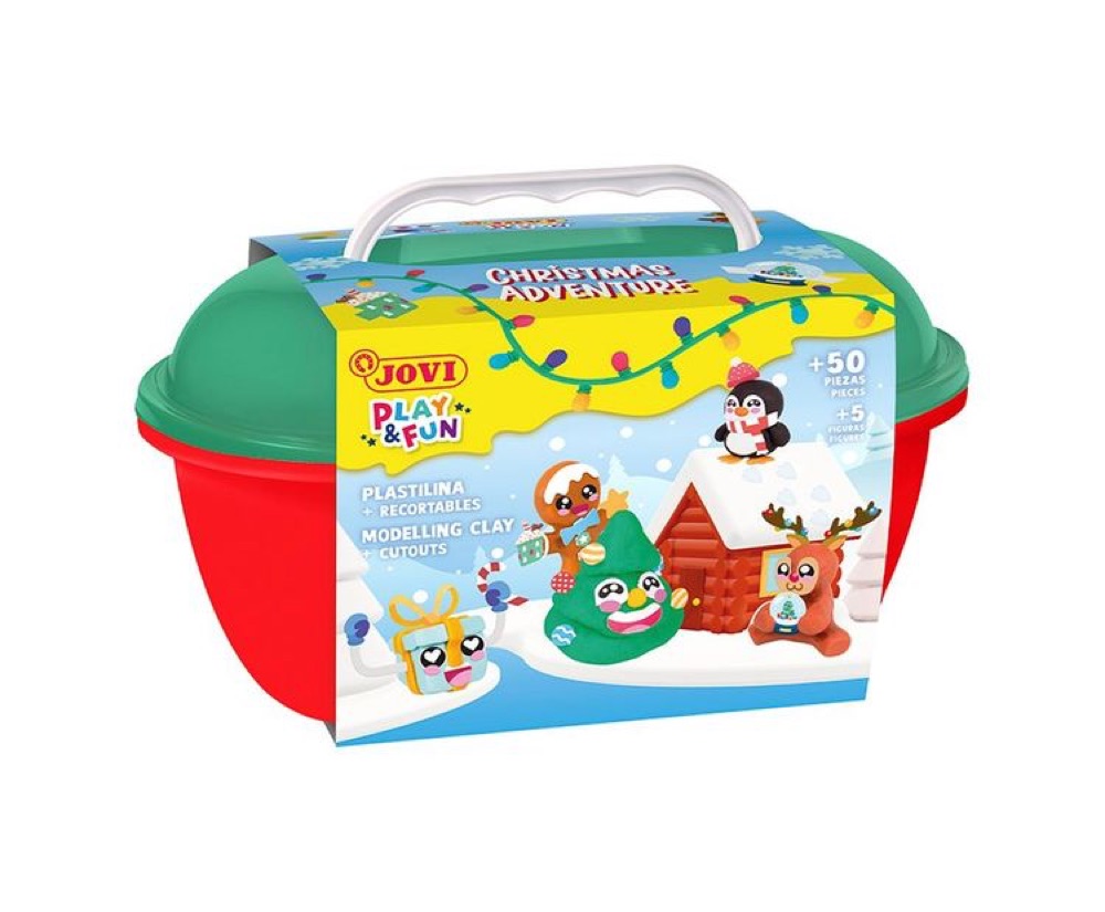 PLAY & FUN - Plastilina Chest - CHRISTMAS ADVENTURE