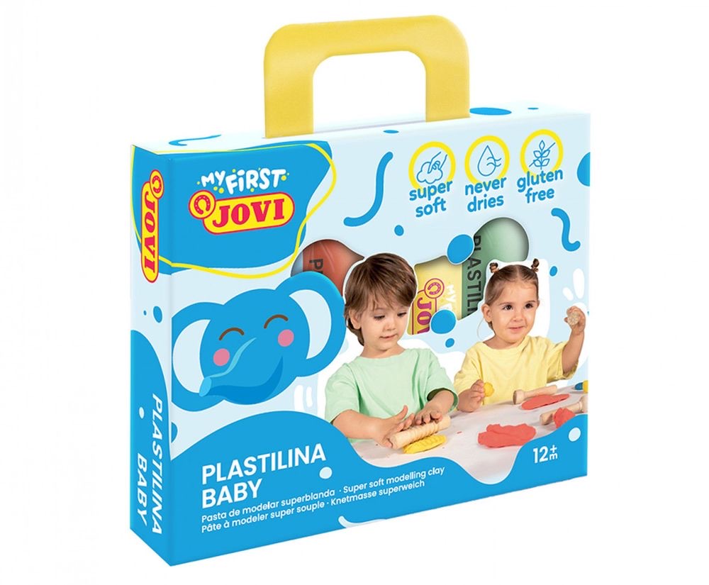 MY FIRST Plastilina Baby 4 Tablets 38g Assorted Colors