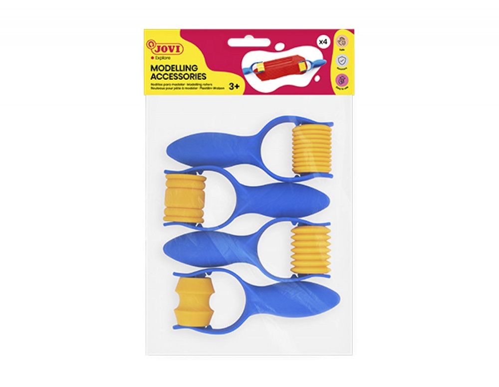 MODELLING ACCESSORIES Bag with 4 Rollers in Various Shapes