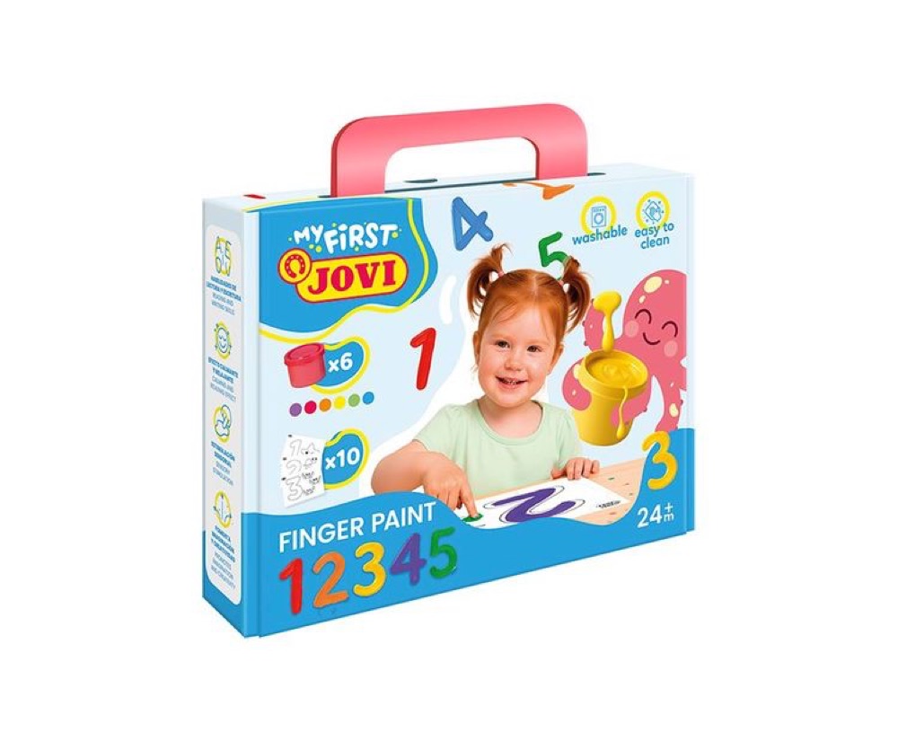 MY FIRST Finger Paint learning numbers kit