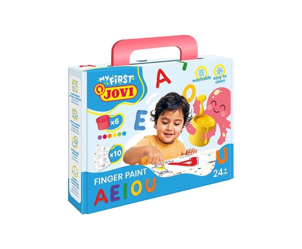 MY FIRST Finger Paint learning vowels kit