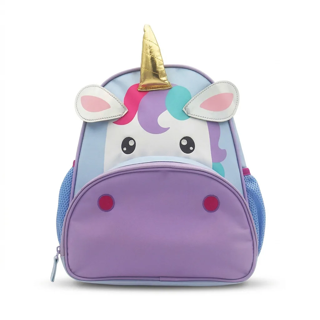 Junco Unicorn Tasarım Lila Sırt Çantası
