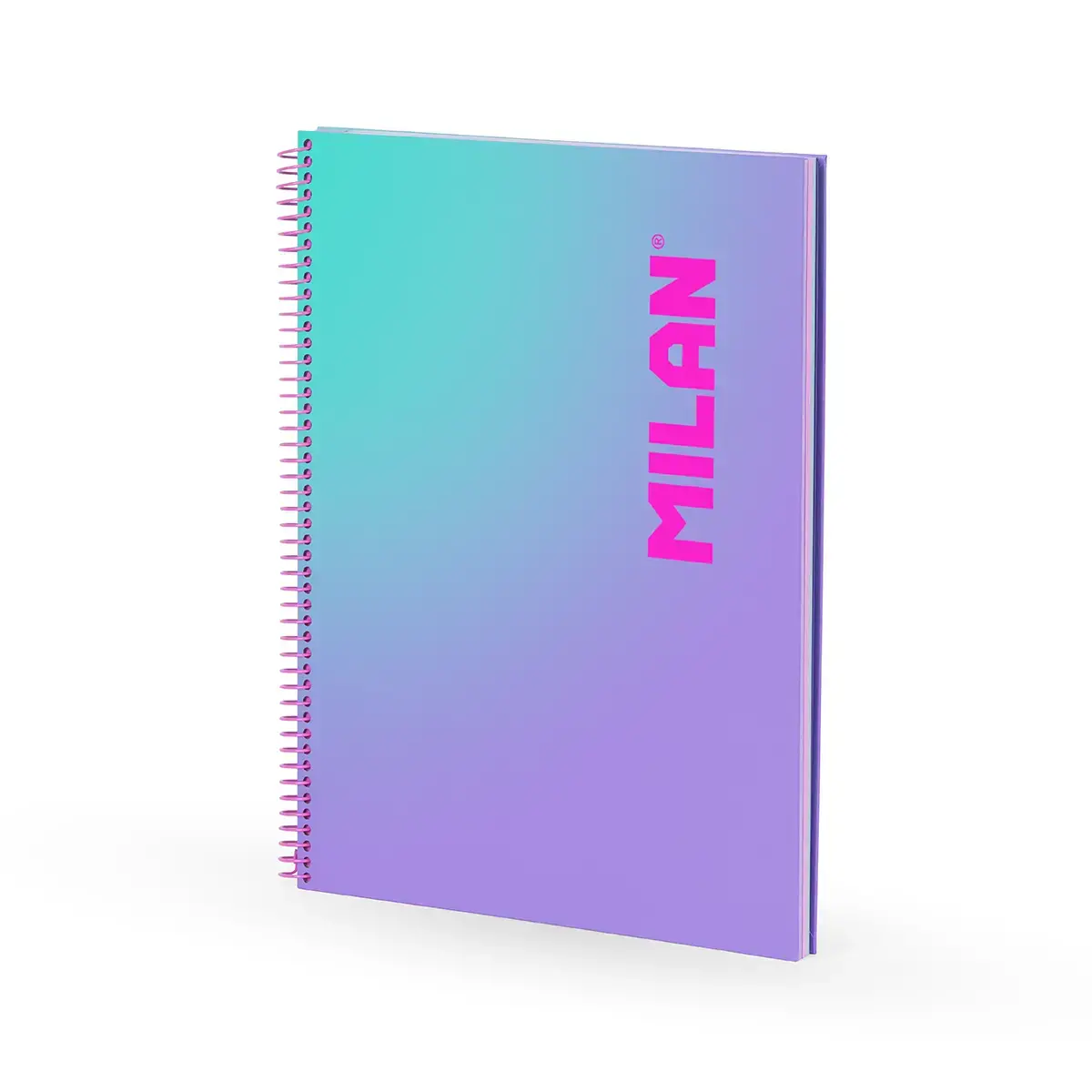 A4 Telli Defter sert kapaklı, çizgili kağıt, 90 yaprak 95 gr/m²,Sunset koleksiyonu, lila
