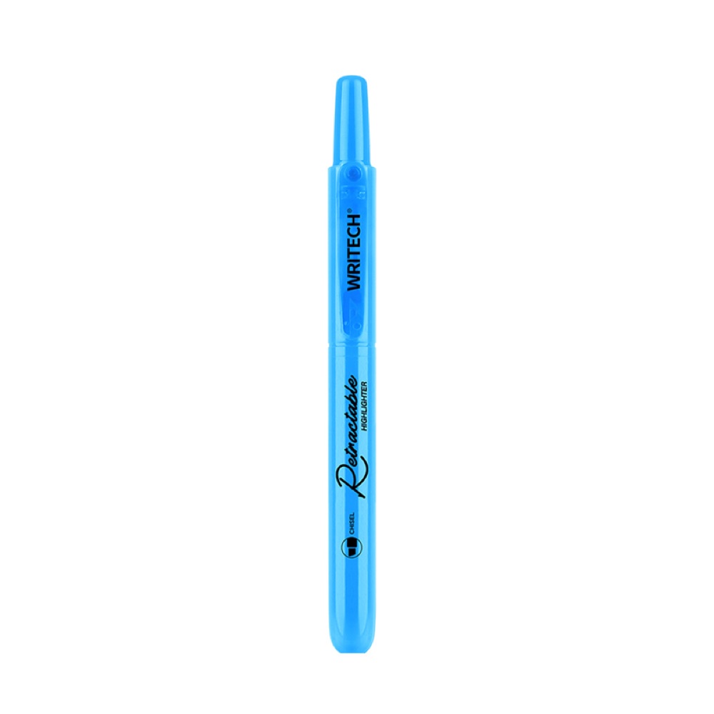Writech W-805S BASMALI FOSFORLU KALEM NEON MAVİ - 12'Lİ KUTU