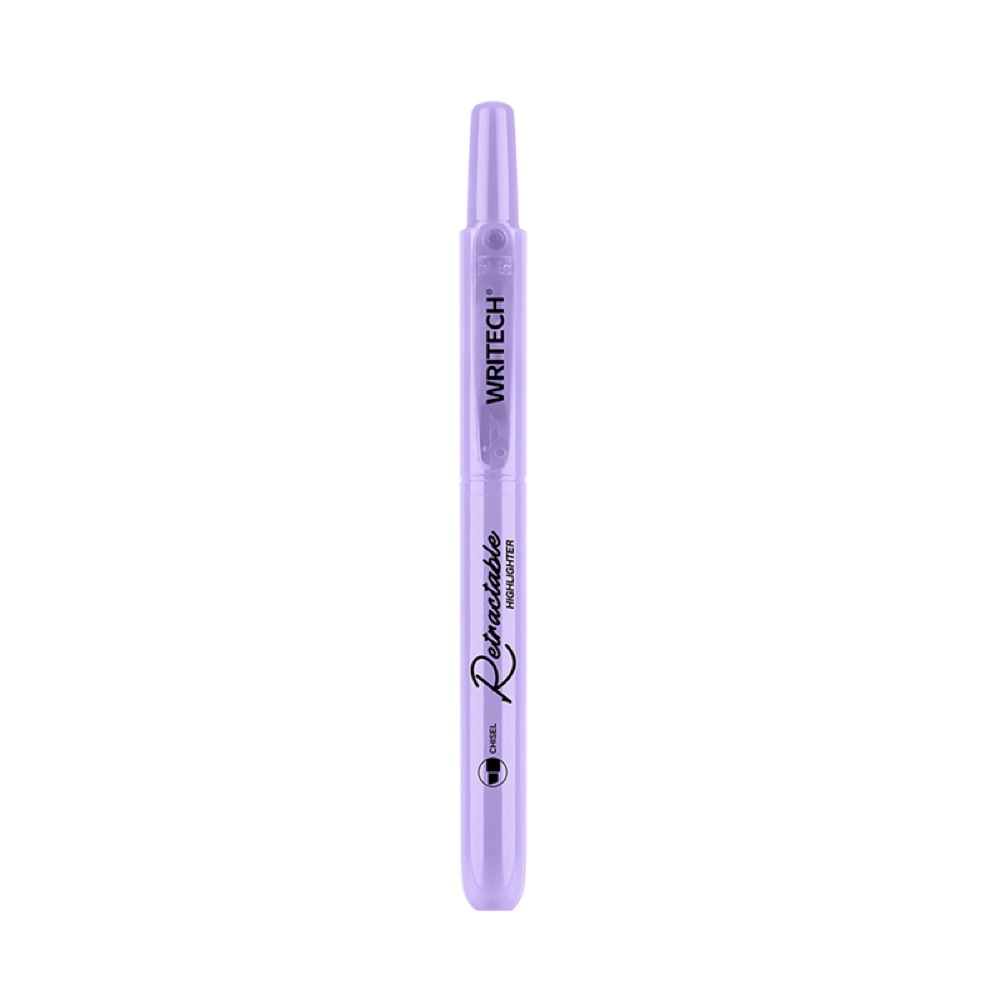 Writech W-805S BASMALI FOSFORLU KALEM PASTEL LİLA - 12'Lİ KUTU