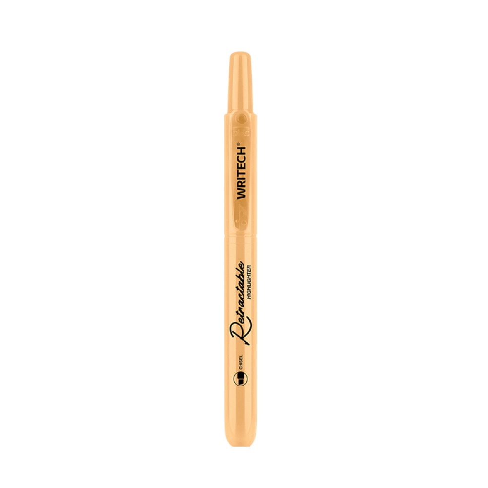 Writech W-805S BASMALI FOSFORLU KALEM PASTEL AÇIK TURUNCU - 12'Lİ KUTU
