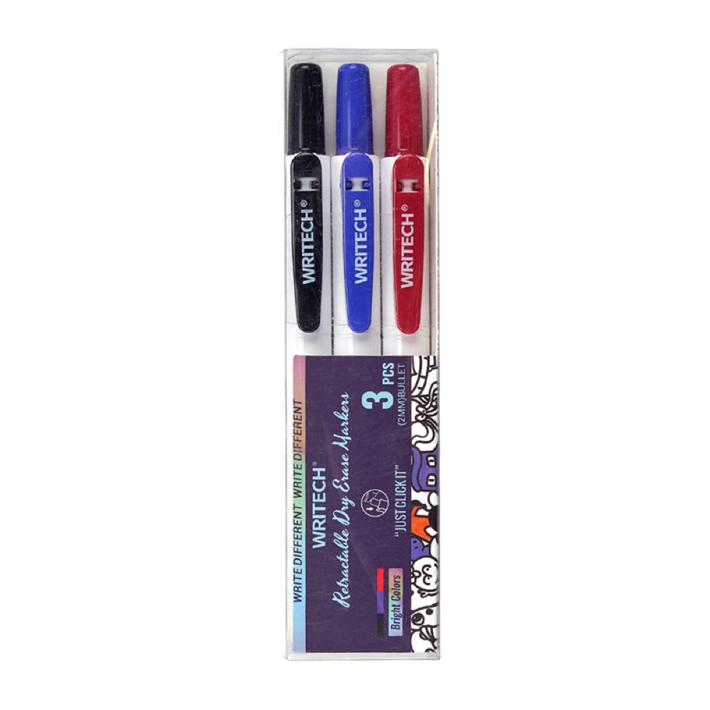 Writech 15326047 W-709 BASMALI TAHTA KALEMİ - 3'LÜ SET