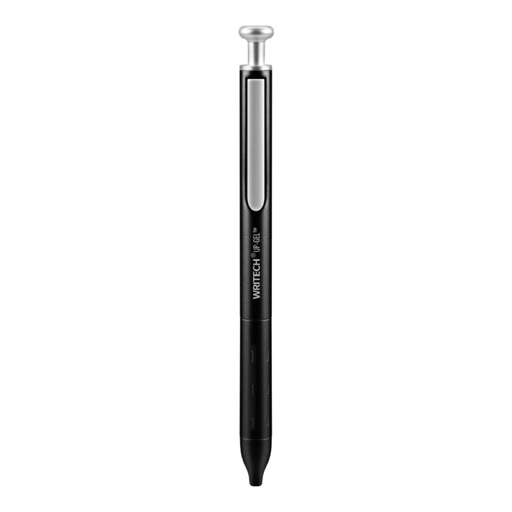 Writech W-0156 METAL UP SİYAH GÖVDE 0,7MM MAVİ JEL KALEM - 6'LI KUTU