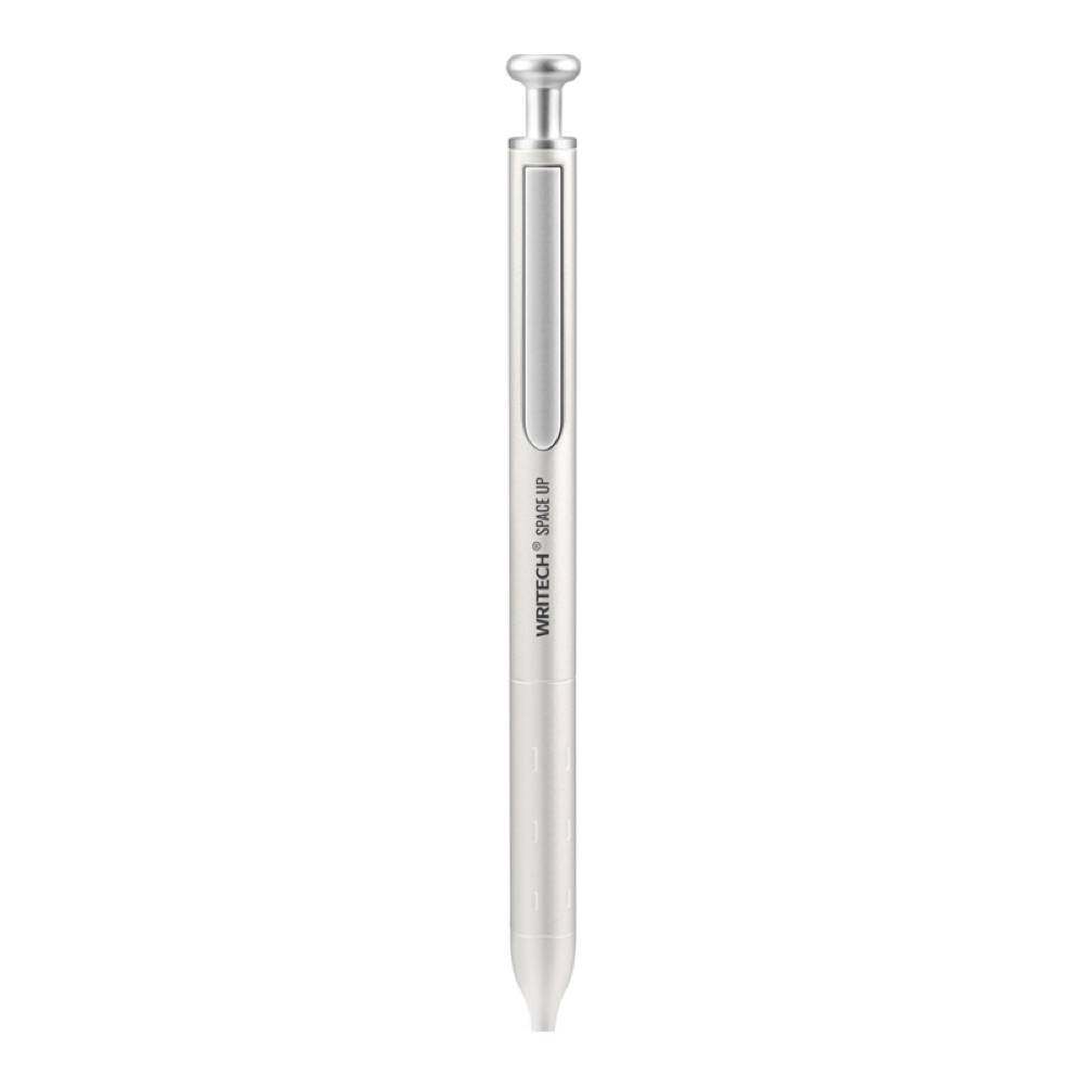 Writech W-0156 METAL UP BEYAZ GÖVDE 0,7MM MAVİ JEL KALEM - 6'LI KUTU