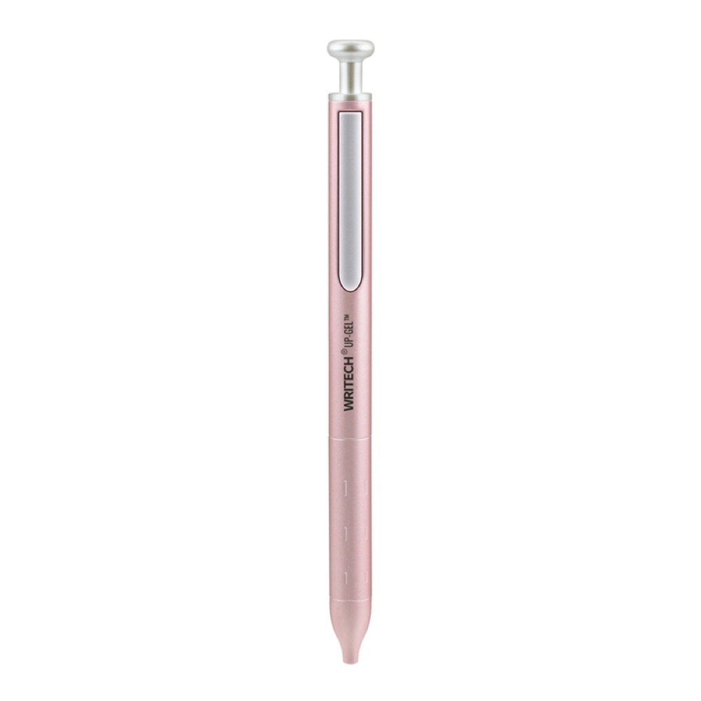 Writech W-0156 METAL UP PEMBE GÖVDE 0,7MM MAVİ JEL KALEM - 6'LI KUTU
