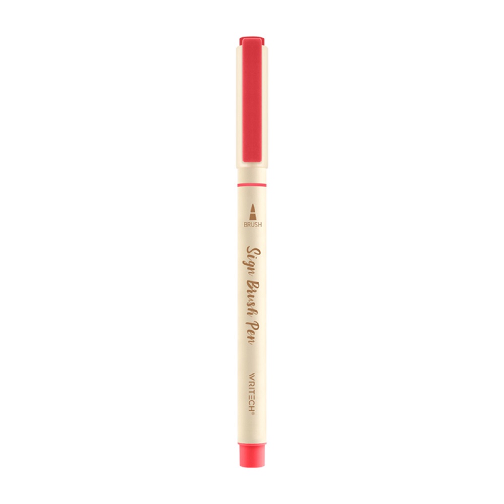 Writech W-827 FIRÇA TİP KEÇELİ KALEM AKÇAAĞAÇ - 12'Lİ KUTU