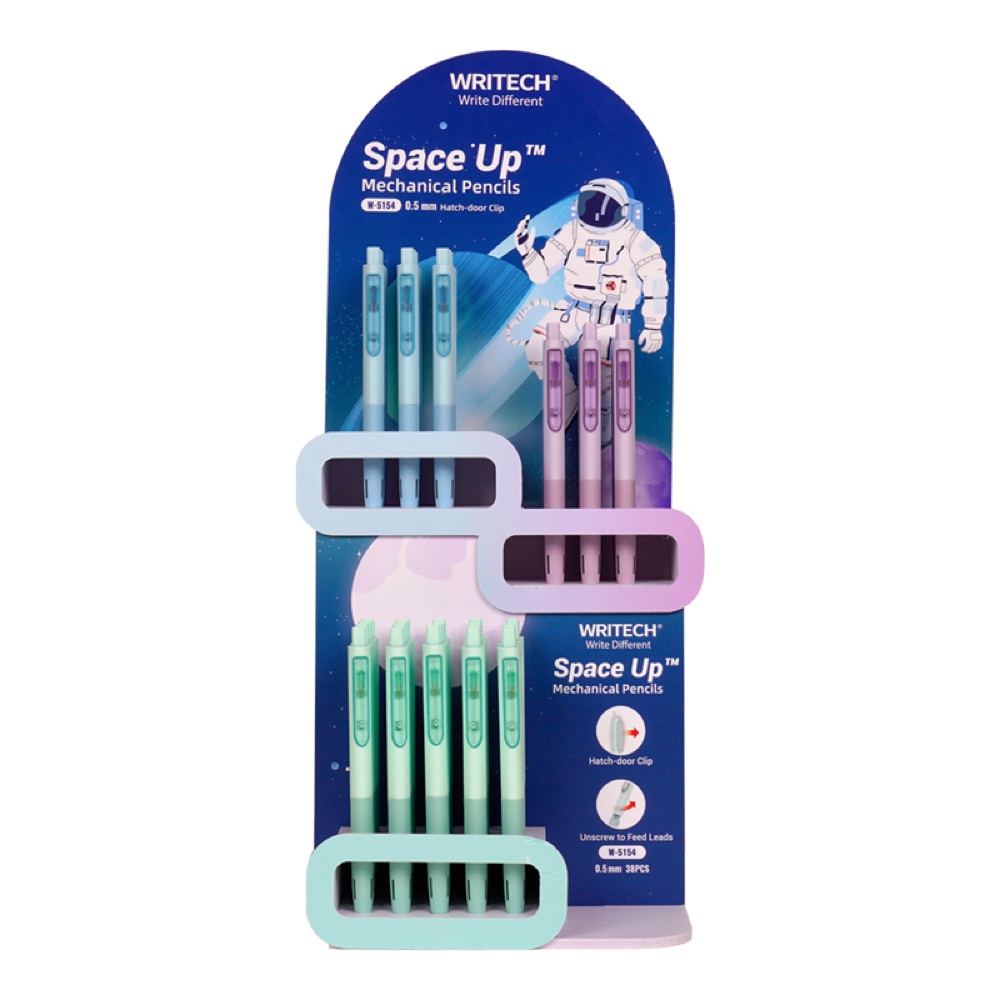 Writech W-5154 0,5MM VERSATİL KALEM - 38'Lİ STAND