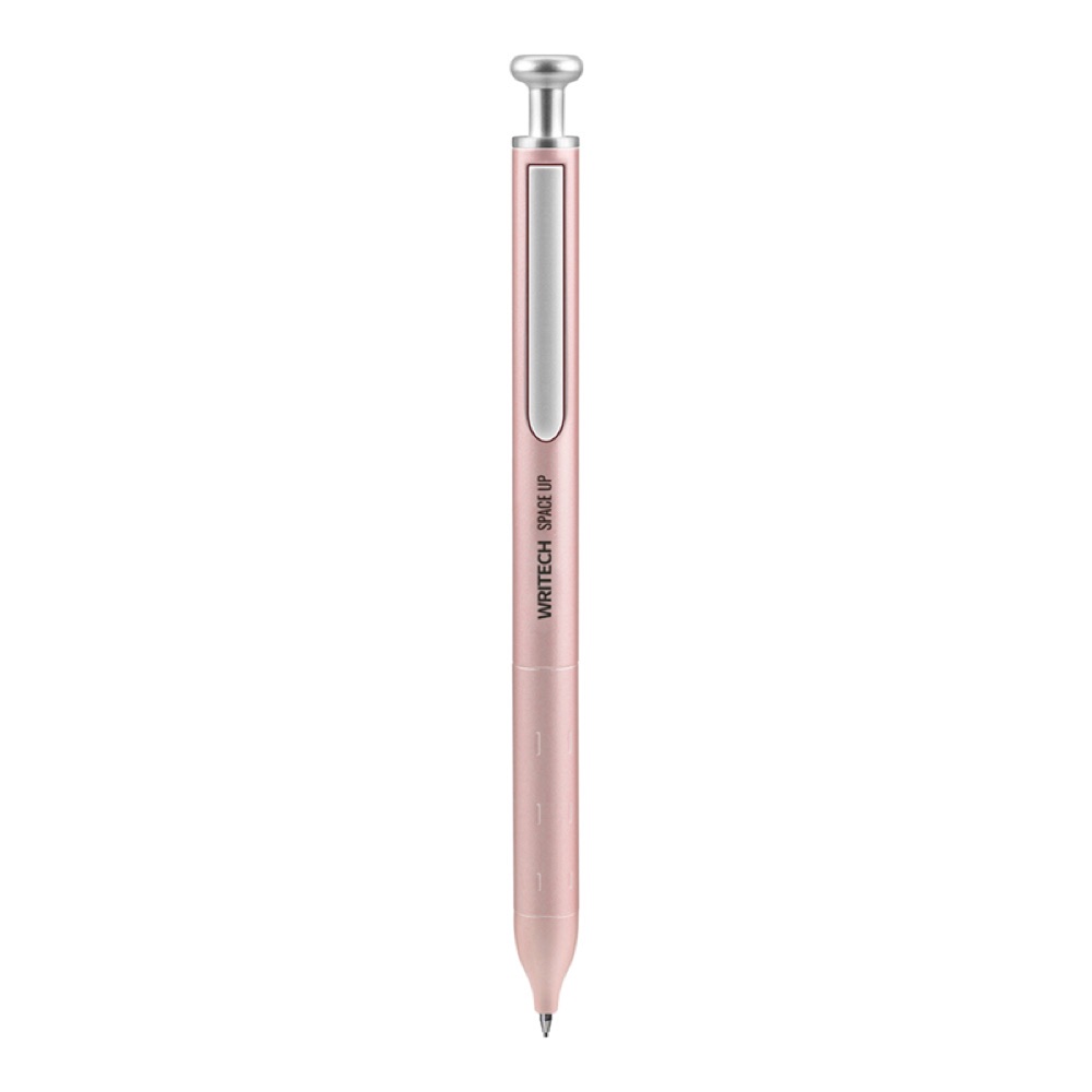 Writech W-5156 SPACE UP METAL 0,7MM PEMBE GÖVDE VERSATİL KALEM - 6'LI KUTU