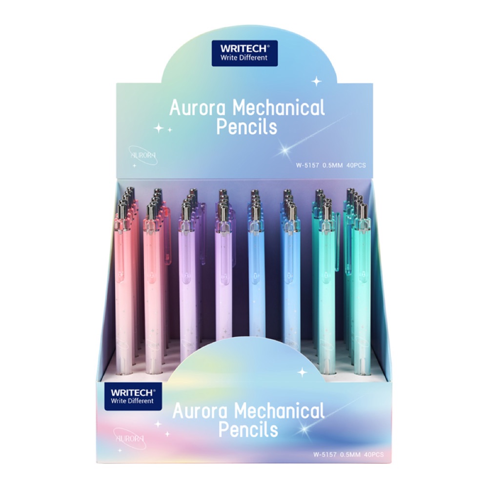 Writech W-5171 AURORA 0,7MM VERSATİL KALEM - 40'LI STAND
