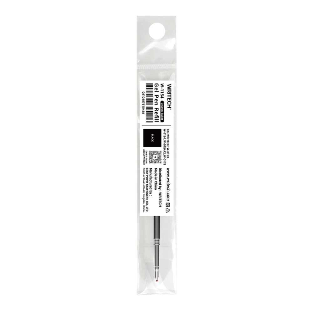 Writech 15326911 W-1154 JEL KALEM SİYAH REFILL (W0154-W0154A2-W0178)