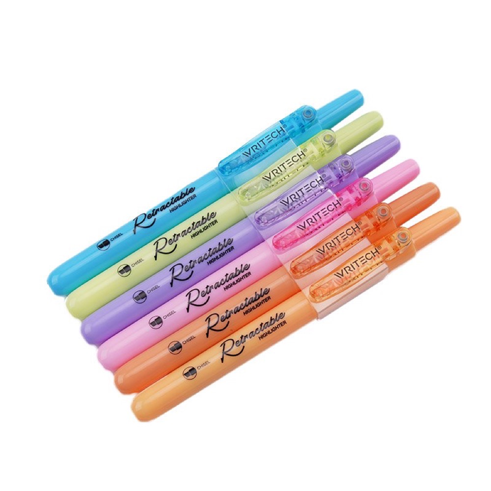 Writech W-805P Retractable Highlighter