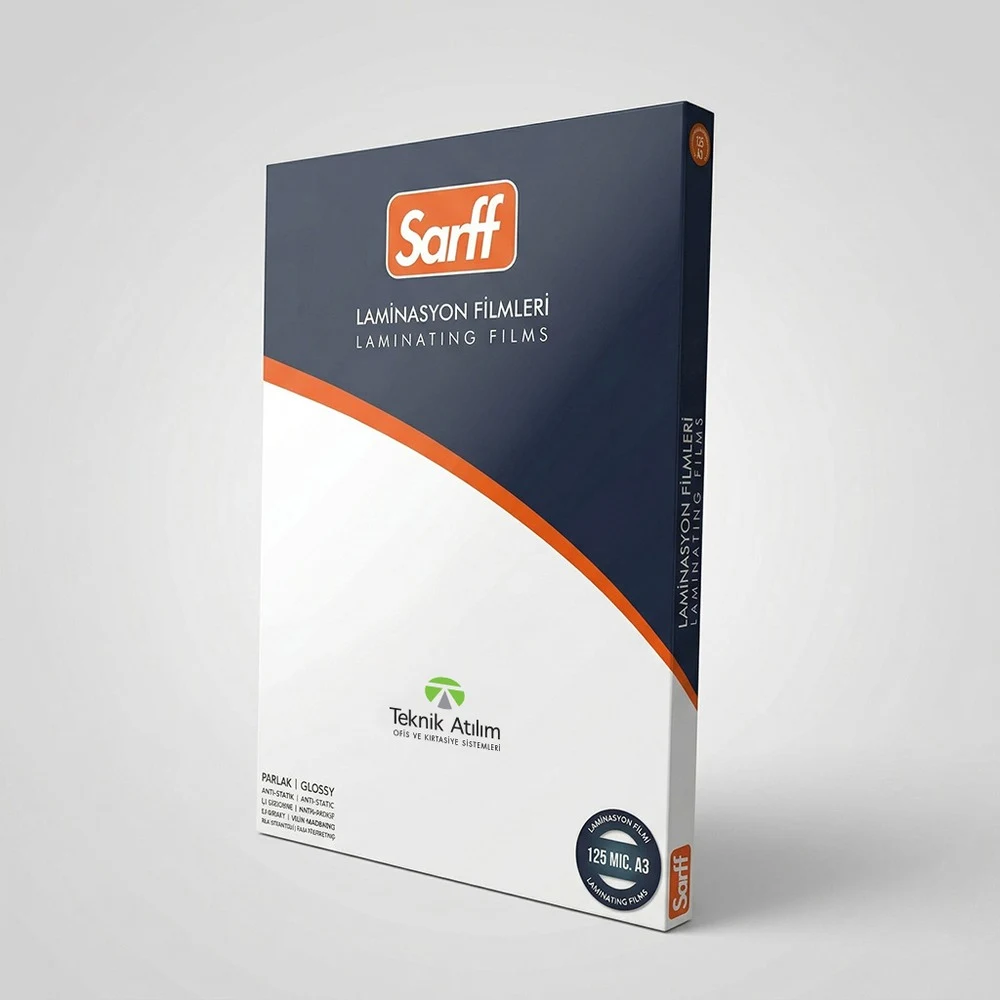 SARFF 125MIC LAMİNASYON FİLMLERİ - A3(426X303MM) - 100ADET