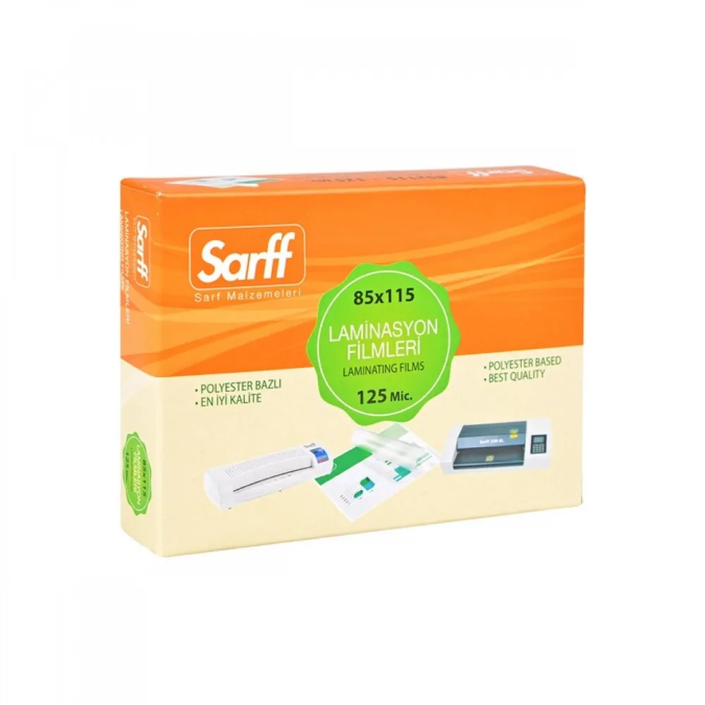 SARFF 125MIC LAMİNASYON FİLMLERİ - BNC(85X115MM) - 100ADET