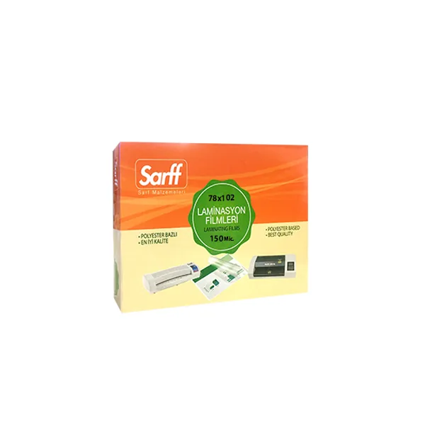 SARFF 150MIC LAMİNASYON FİLMLERİ - KNC(78X102MM) - 100ADET
