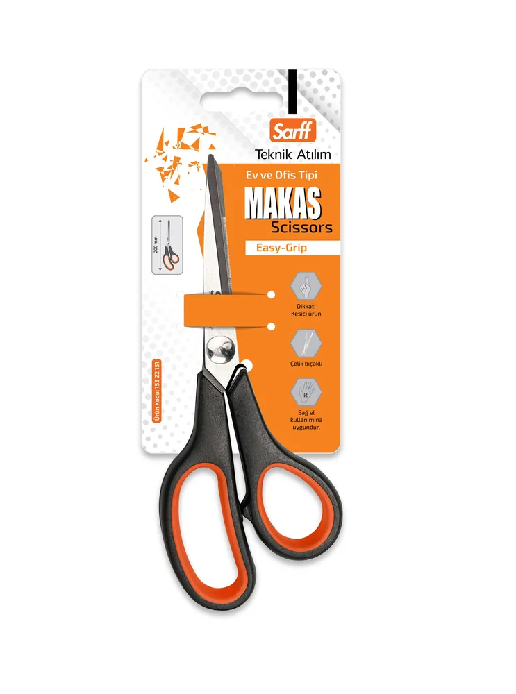 SARFF EASY GRIP OFİS MAKASI - 20CM